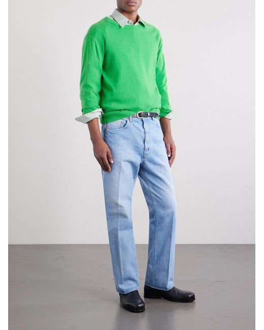 Kaptain Sunshine Blue Skate Shoecut Straight-leg Denim for men