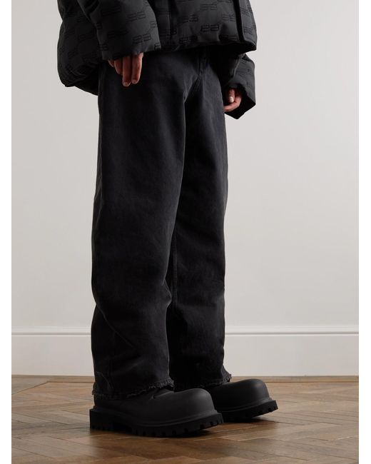 Balenciaga Black Boots for men