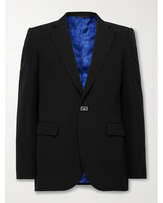 Givenchy Black Slim-Fit Wool Blazer for men