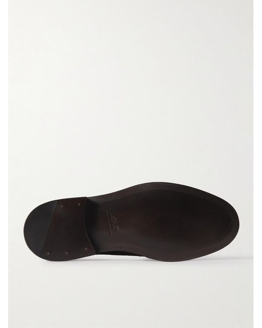 Mr P. Brown Scott Suede Penny Loafers for men
