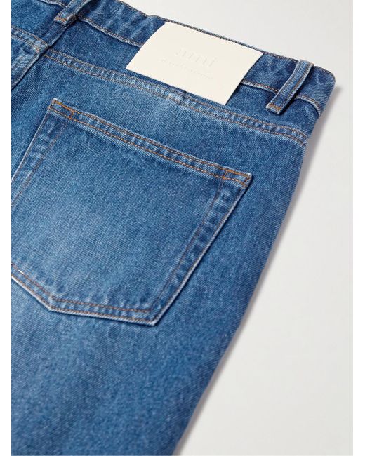 Jeans a gamba dritta di AMI in Blue da Uomo