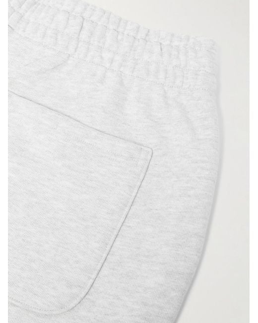Aimé Leon Dore White Straight-Leg Logo-Print Cotton-Jersey Sweatpants for men