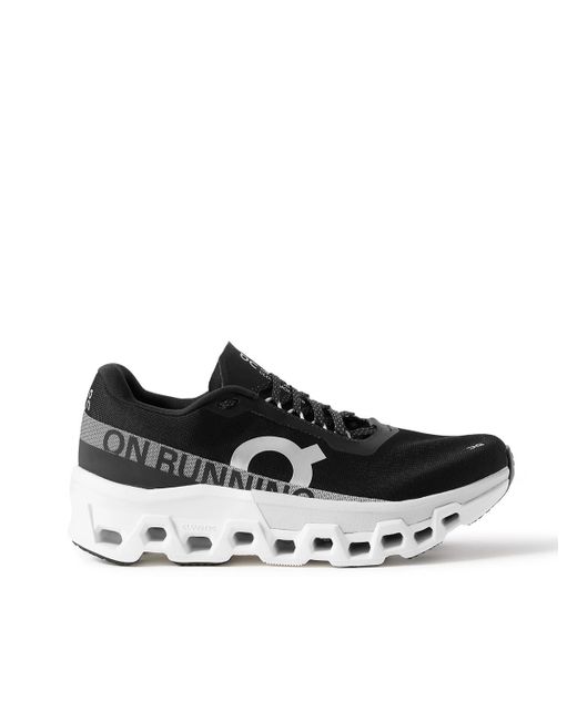 On Shoes Black Cloudmster 2 Rubber-trimmed Mesh Running Sneakers for men