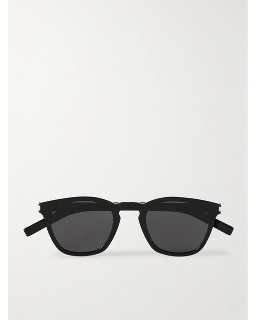 Saint Laurent Black D-frame Acetate Sunglasses for men