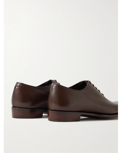 George Cleverley Brown Merlin Leather Oxford Shoes for men