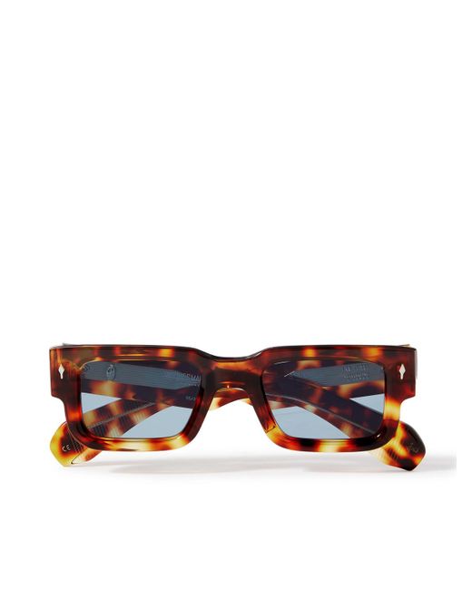 Jacques Marie Mage Multicolor Ascari Square-frame Tortoiseshell Acetate Sunglasses for men