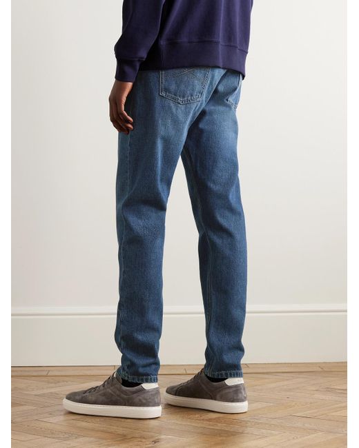 Jeans a gamba dritta di Brunello Cucinelli in Blue da Uomo