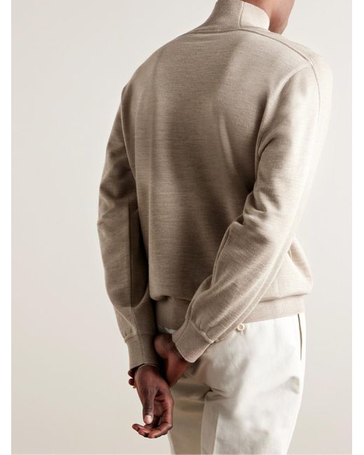 Loro Piana Natural Cashmere Rollneck Sweater for men