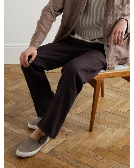 Mulo Natural Suede Espadrilles for men