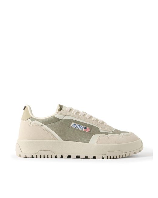 Autry Natural Wildpace Nubuck And Rubber-Trimmed Suede And Cordura-Ripstop Sneakers for men