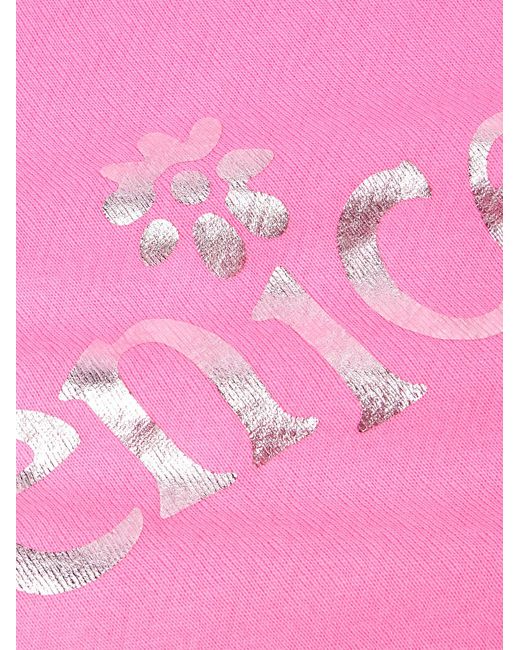 ERL Pink Printed Cotton-Jersey Hoodie for men