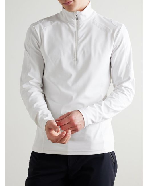 Bogner White Harry1 Quarter-zip Stretch-jersey Baselayer for men