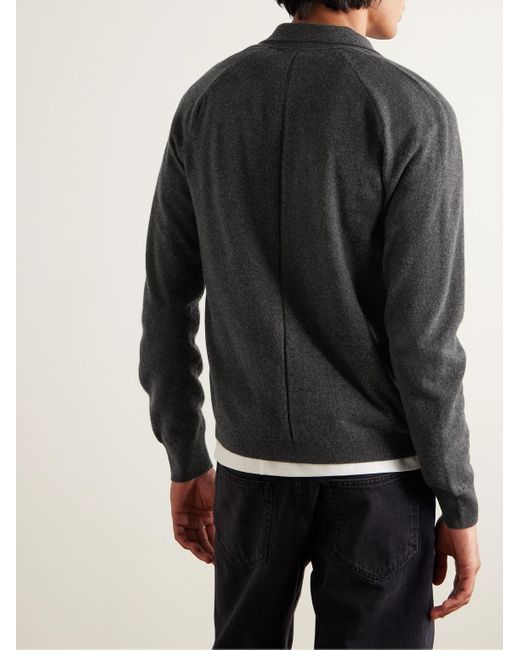 The Row Gray Sinclair Cashmere Cardigan for men