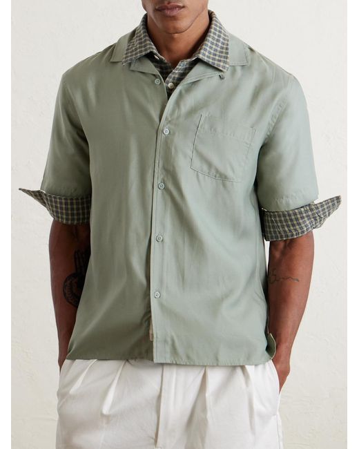Camicia di Onia in Green da Uomo