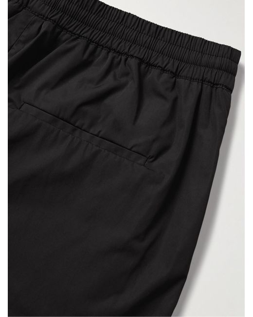 The Row Black Gerhardt Wide-leg Shell Shorts for men