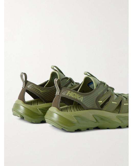 Hoka One One Green Hopara Neoprene And Rubber Sneakers for men