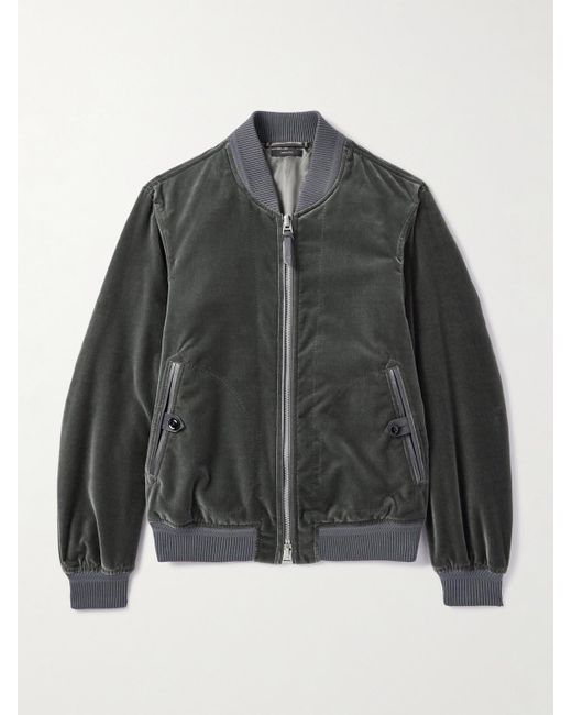 Bomber di Tom Ford in Gray da Uomo