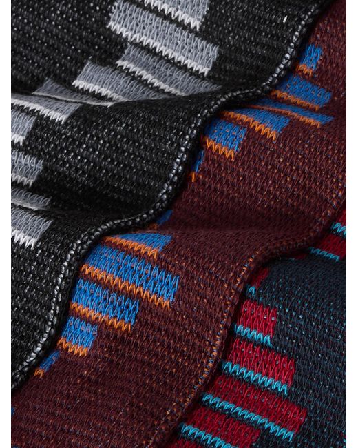 Missoni Set aus drei Paar Socken aus einer Baumwollmischung in Häkelstrick in Blue für Herren