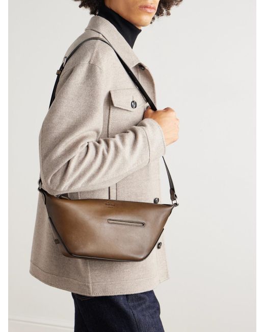 Berluti Natural Toujours Soft Leather Messenger Bag for men