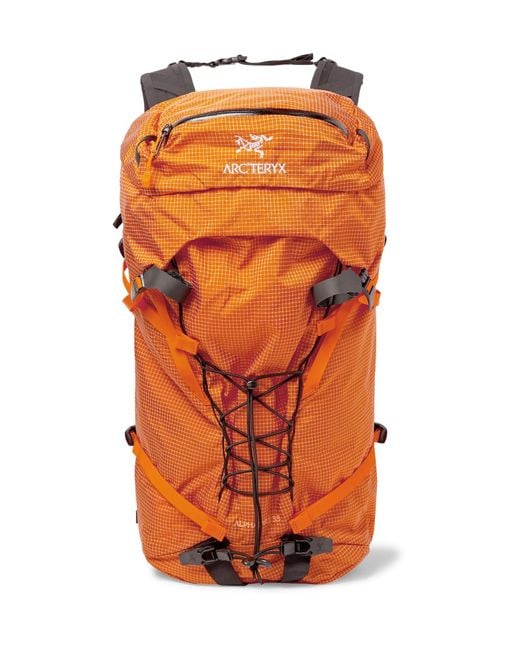 Arc'teryx Orange Alpha Ar 35 Ripstop Backpack for men