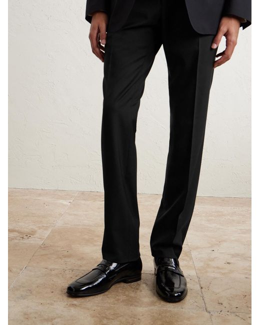 Pantaloni A Gamba Dritta di Tom Ford in Black da Uomo