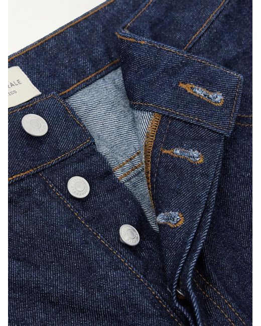 Officine Generale Blue Straight-leg Jeans for men