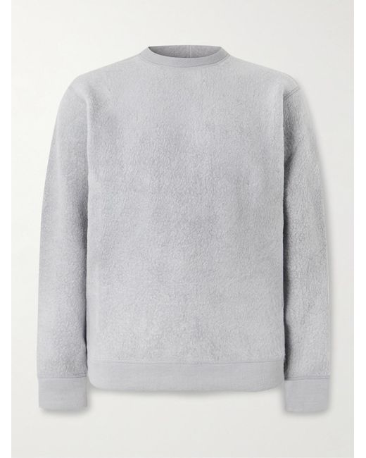 houdini Gray Alto Woolly Treemerino Sweater for men