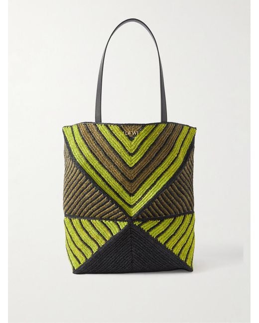 Paula’S Ibiza Tote Bag Grande di Loewe in Green da Uomo