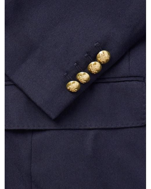 Polo Ralph Lauren Blue Wool-Blend Gabardine Blazer for men