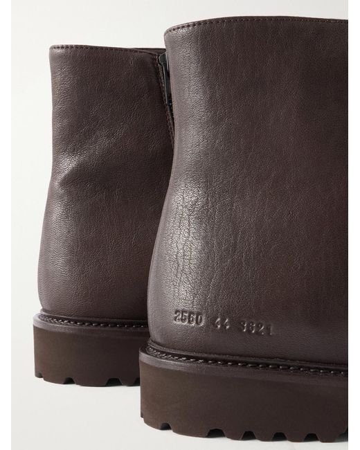 Common Projects Brown Leather Boots for men