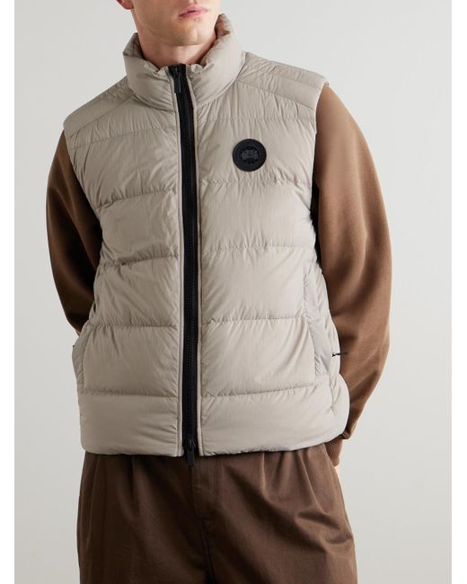 Canada Goose Natural Crofton Enduraluxe® Down Gilet for men