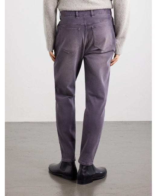 Eleventy Purple Straight-Leg Jeans for men