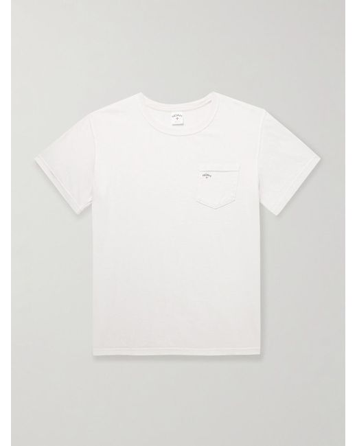 Noah NYC Core T-Shirt aus Baumwoll-Jersey mit Logoprint in White für Herren