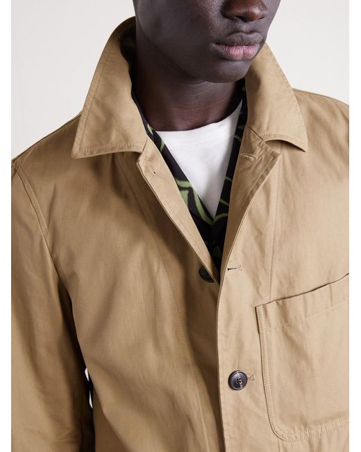Dries Van Noten Natural Cotton-Twill Jacket for men