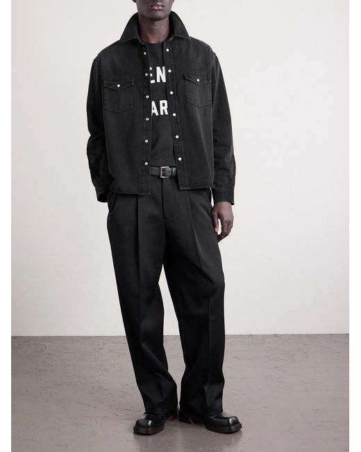 Denim Shirt di Givenchy in Black da Uomo