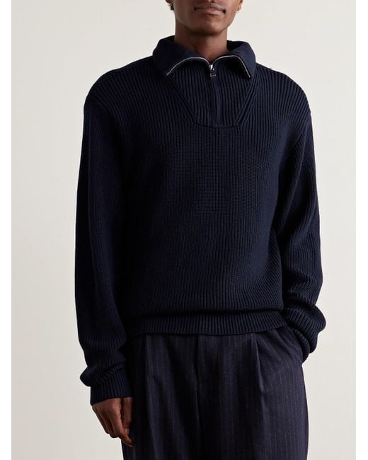 Pullover di Officine Generale in Blue da Uomo