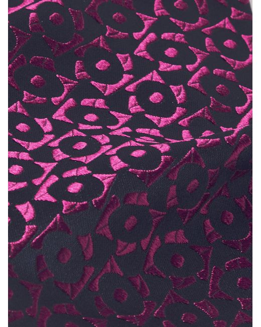 Charvet Purple 8.5cm Silk-jacquard Neck Tie for men