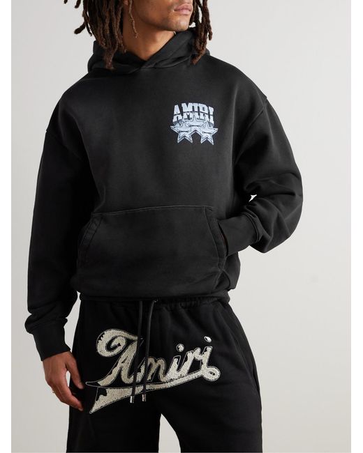 Amiri Black Hoodies for men
