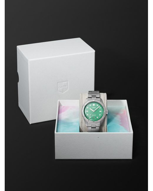 Oris Black Divers Sixty-Five Automatic Stainless Steel Watch, Ref. 01 733 7771 4057-07 8 19 18 for men