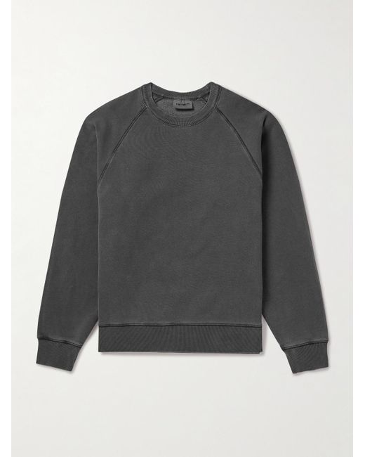 Carhartt Gray Taos Garment-dyed Cotton-jersey Sweatshirt for men