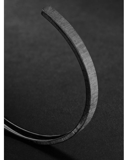 Buccellati Macri Blackened Bangle for men