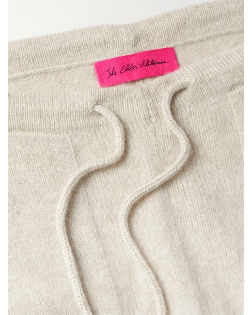 The Elder Statesman Natural Cashmere Sweatpants for men