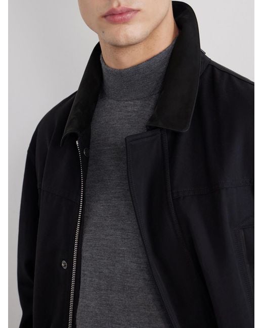 Tom Ford Gray Wool Rollneck Sweater for men