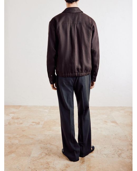Mr P. Brown Linen Jacket for men