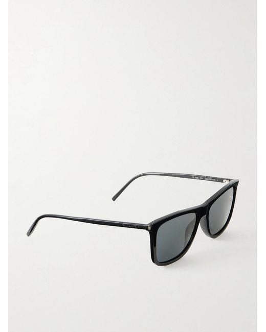 Saint Laurent Black Squared-frame Acetate Sunglasses for men