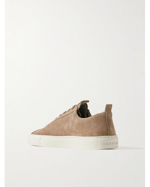 GRENSON Brown Sneaker 1 Suede Sneakers for men