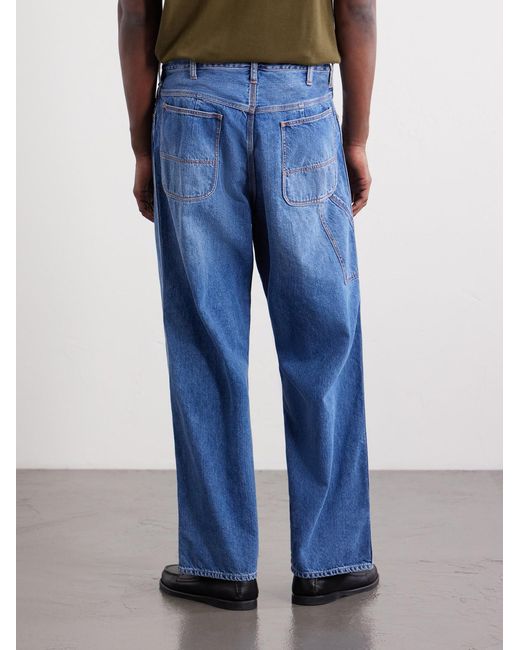 Beams Plus Blue Painters Straight-leg Jeans for men