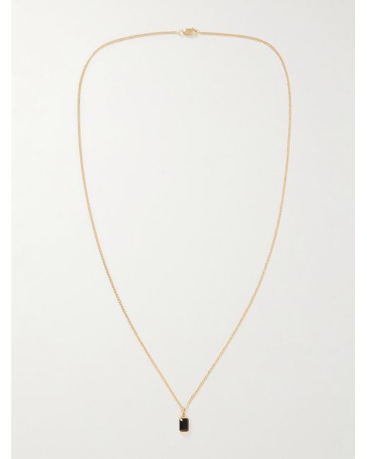 Miansai Natural Valor Gold Spinel Pendant Necklace for men