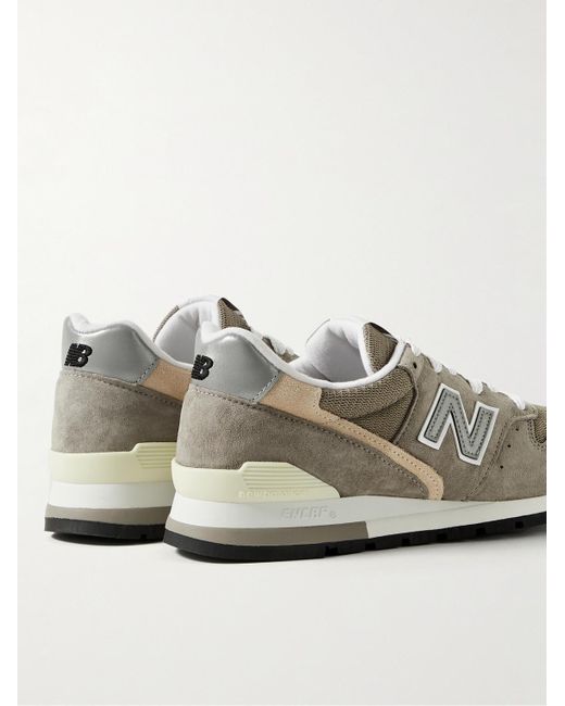 New Balance 996 Sneakers aus Veloursleder und Mesh in Gray für Herren