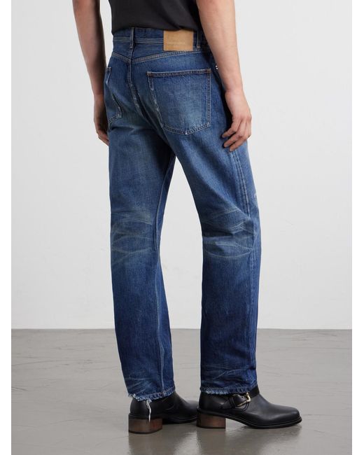 Enfants Riches Deprimes Blue Tommy Tonsil Straight-Leg Distressed Jeans for men